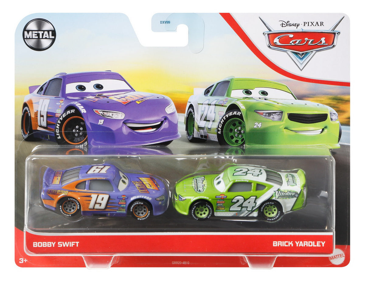 CARS3 SET 2 MASINUTE METALICE BOBBY SWIFT SI BRICK YARDLEY