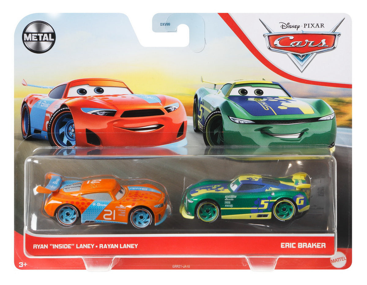 CARS3 SET 2 MASINUTE METALICE RAYAN LANEY SI ERIC BRAKER