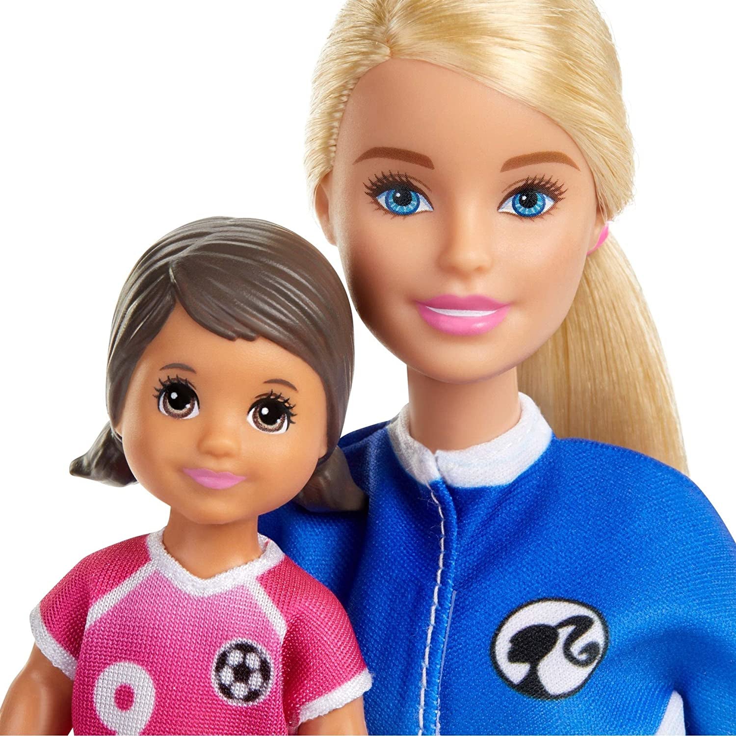 BARBIE PAPUSA CARIERE SET SPORT ANTRENOR DE FOTBAL BLONDA