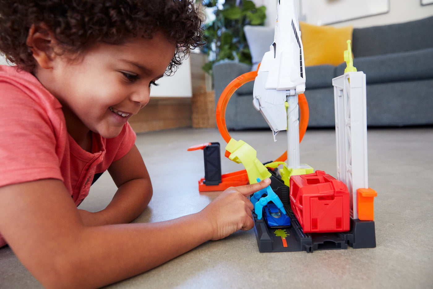 HOT WHEELS TOXIC CITY DELUX SUPER ROCKET LANSAREA