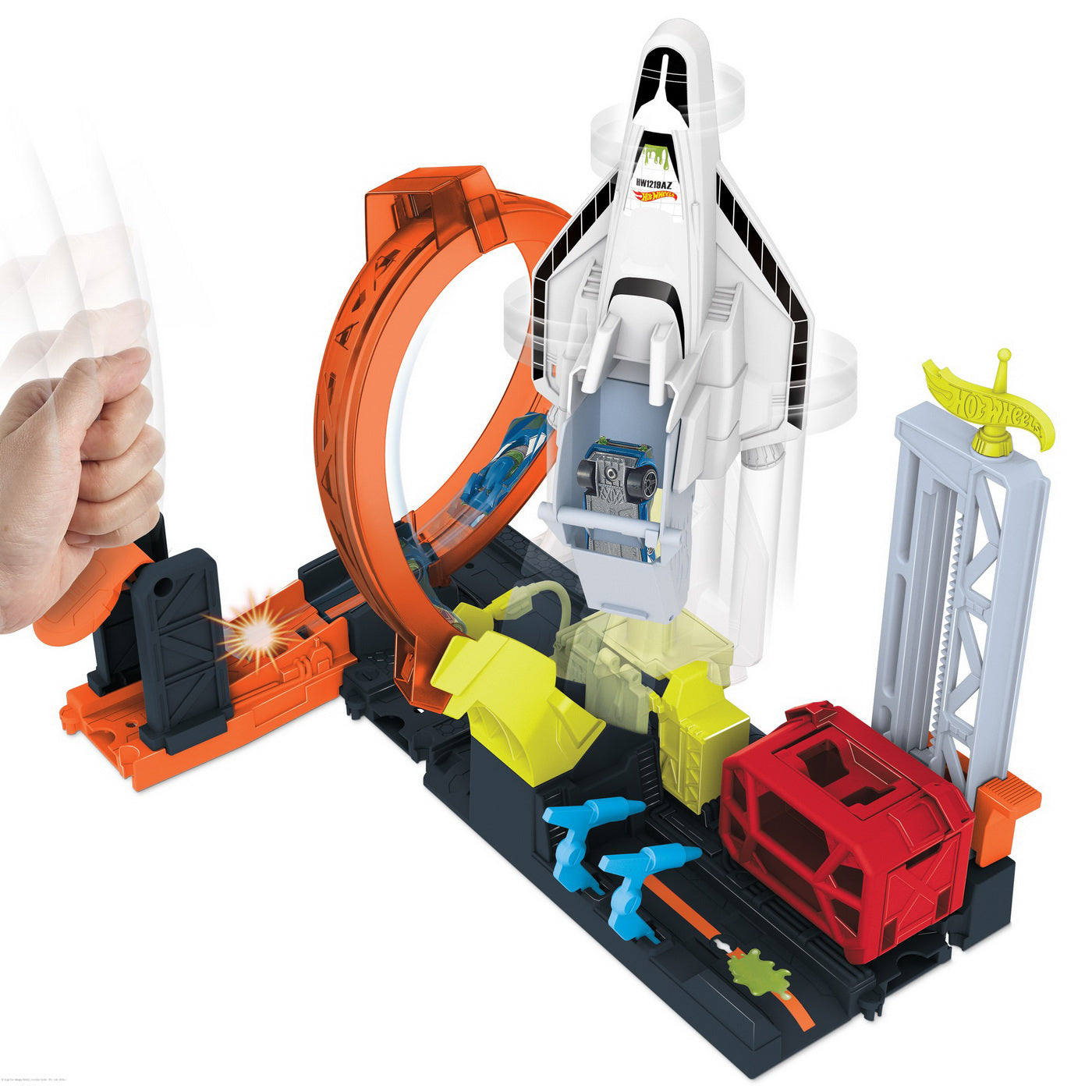 HOT WHEELS TOXIC CITY DELUX SUPER ROCKET LANSAREA