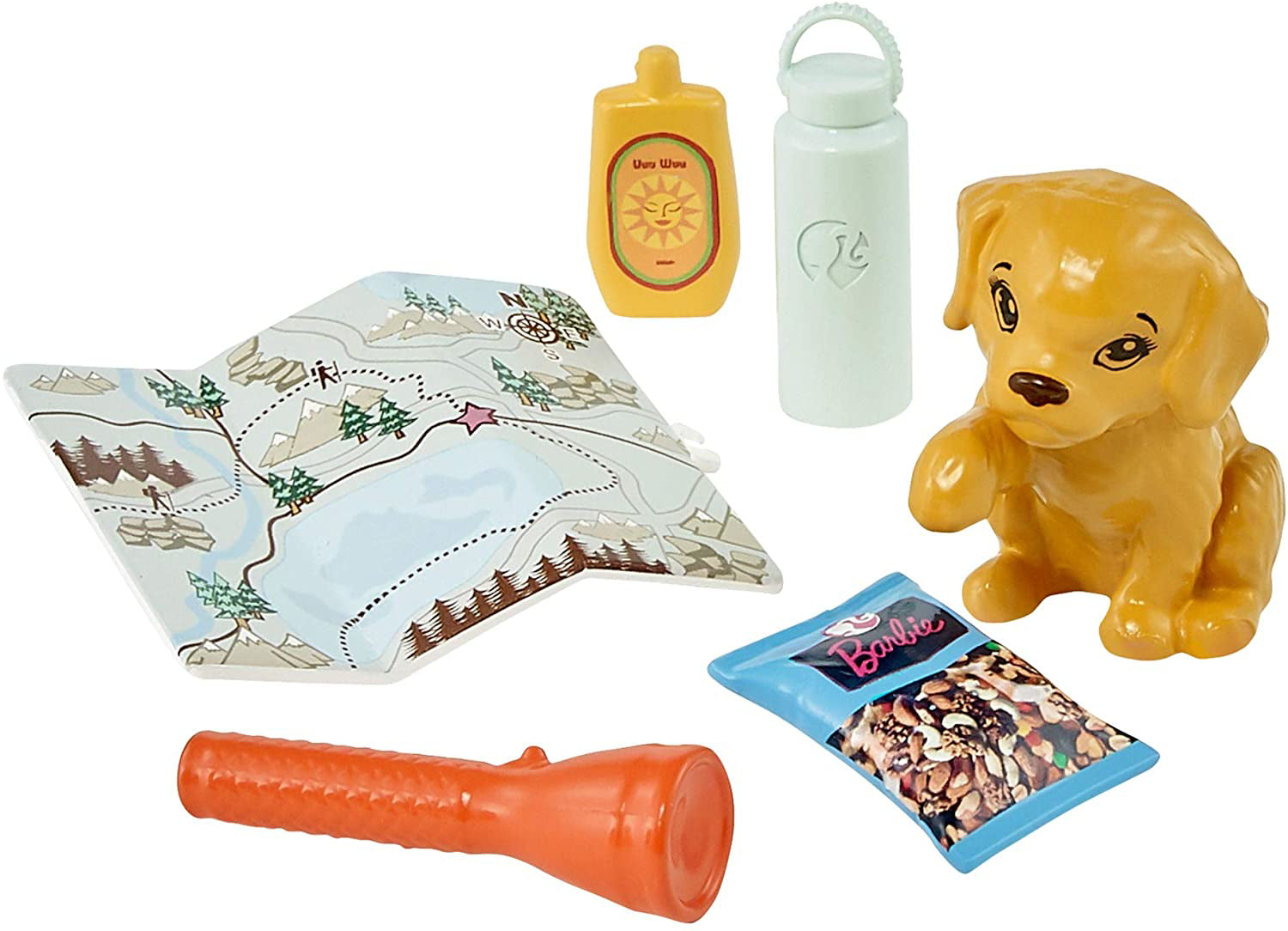 BARBIE SET DE JOACA IN DRUMETIE PAPUSA CU ACCESORII