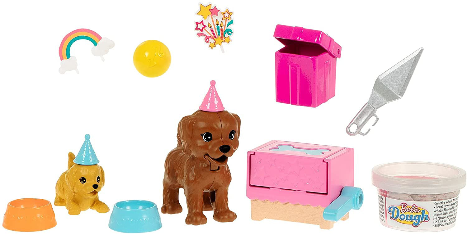 BARBIE GAMA FAMILY SET PAPUSA CU CATELUSI