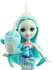 ENCHANTIMALS PAPUSI SI ANIMALUTE NADDIE NARWHAL SI SWORD