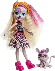 ENCHANTIMALS PAPUSI SI ANIMALUTE ZADIE ZEBRA SI REF