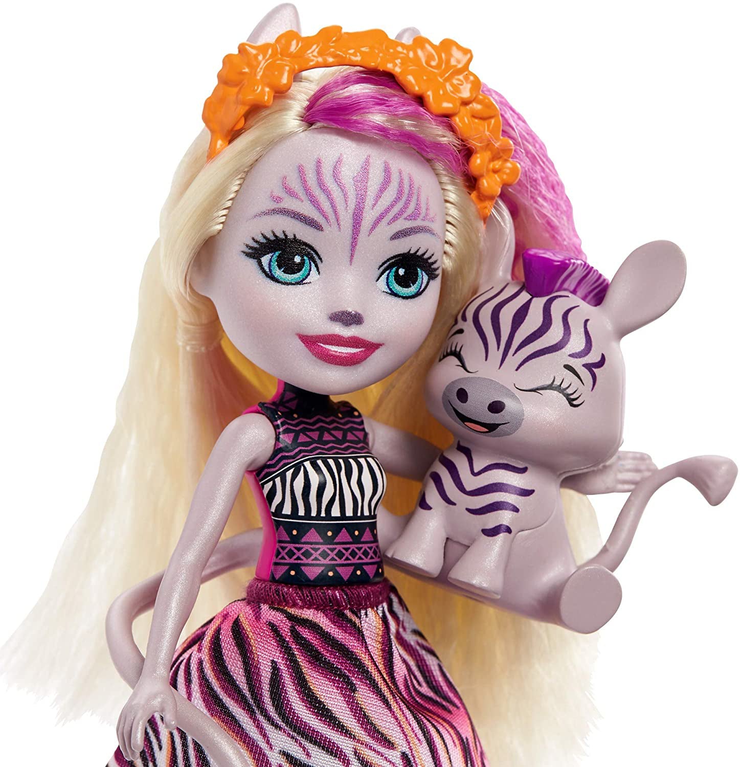ENCHANTIMALS PAPUSI SI ANIMALUTE ZADIE ZEBRA SI REF