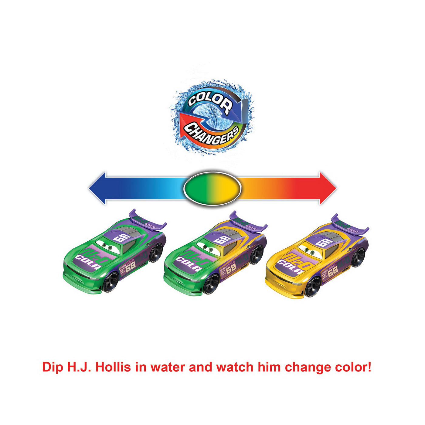 CARS MASINUTA HJ HOLLIS CU CULORI SCHIMBATOARE