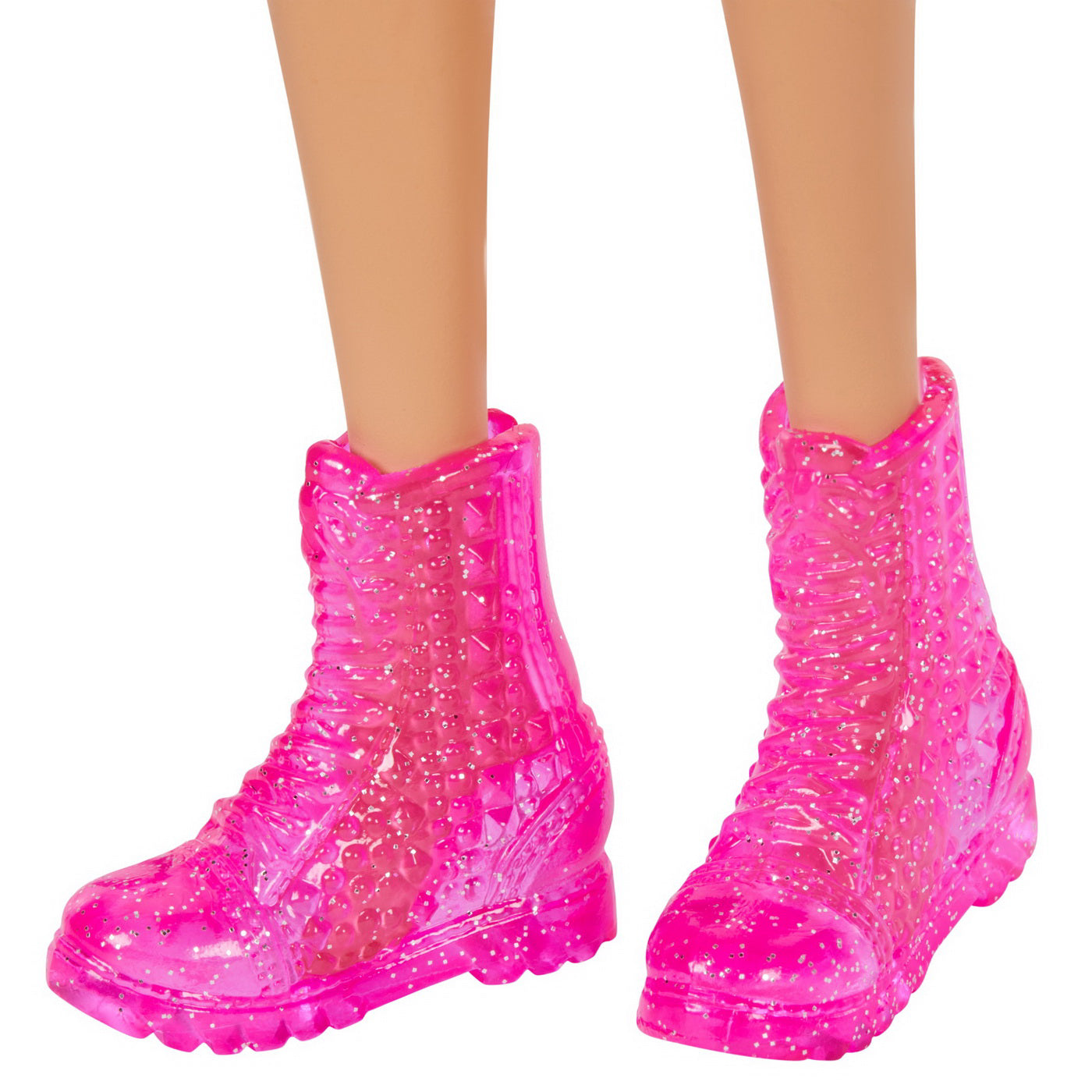 PAPUSA BARBIE FASHIONISTA BLONDA CU TINUTA DE VARA ROCK