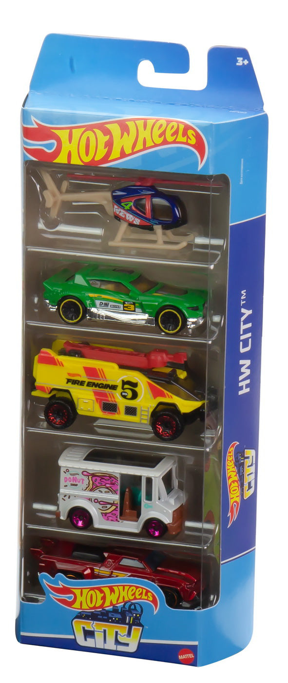 SET 5 MASINI HOT WHEELS CITY