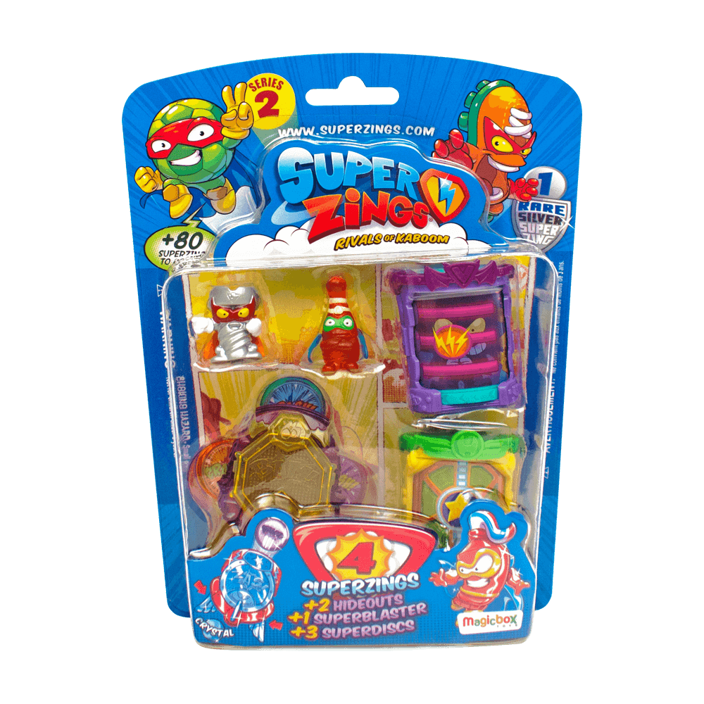 SUPERZINGS II SET 4 FIGURINE SI ACCESORII