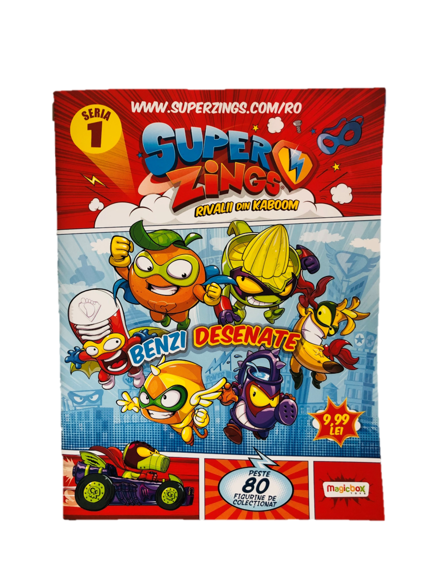 SUPERZINGS SERIA 1 PACHET JUCARIE SI REVISTA