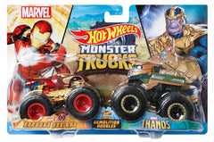 MONSTER TRUCK SET 2 MASINI SCARA 1 LA 64 IRON MAN SI THANOS