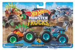MONSTER TRUCK SET 2 MASINI SCARA 1 LA 64 MOTOSAURUS SI MEGA WREX