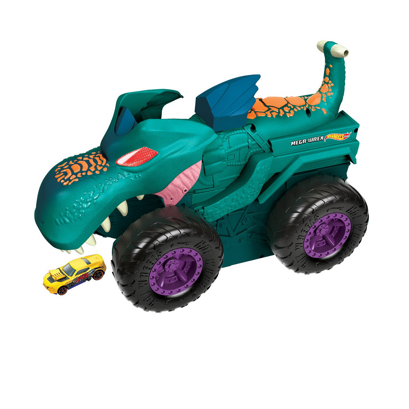 HOT WHEELS MONSTER TRUCK TRANSPORTATOR MEGA WREX