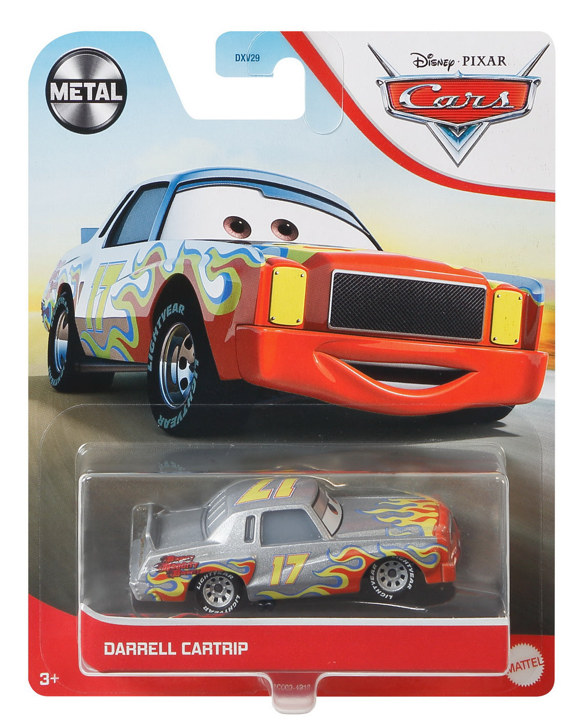 MASINUTA METALICA CARS3 PERSONAJUL DARRELL CARTRIP
