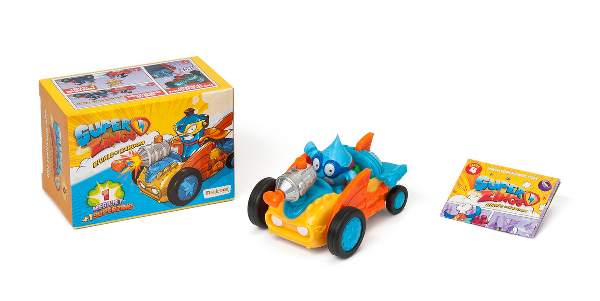 SUPERZINGS 4 MEGAJET BLASTER PUNCH ALBASTRU