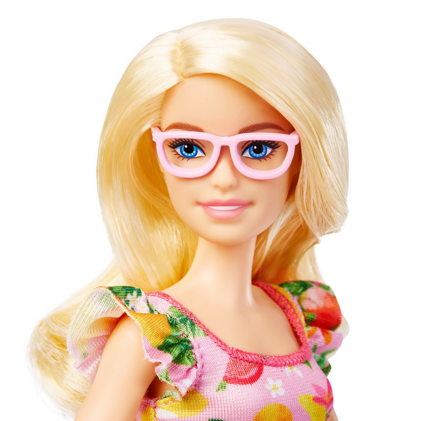 PAPUSA BARBIE FASHIONISTA BLONDA CU OCHELARI