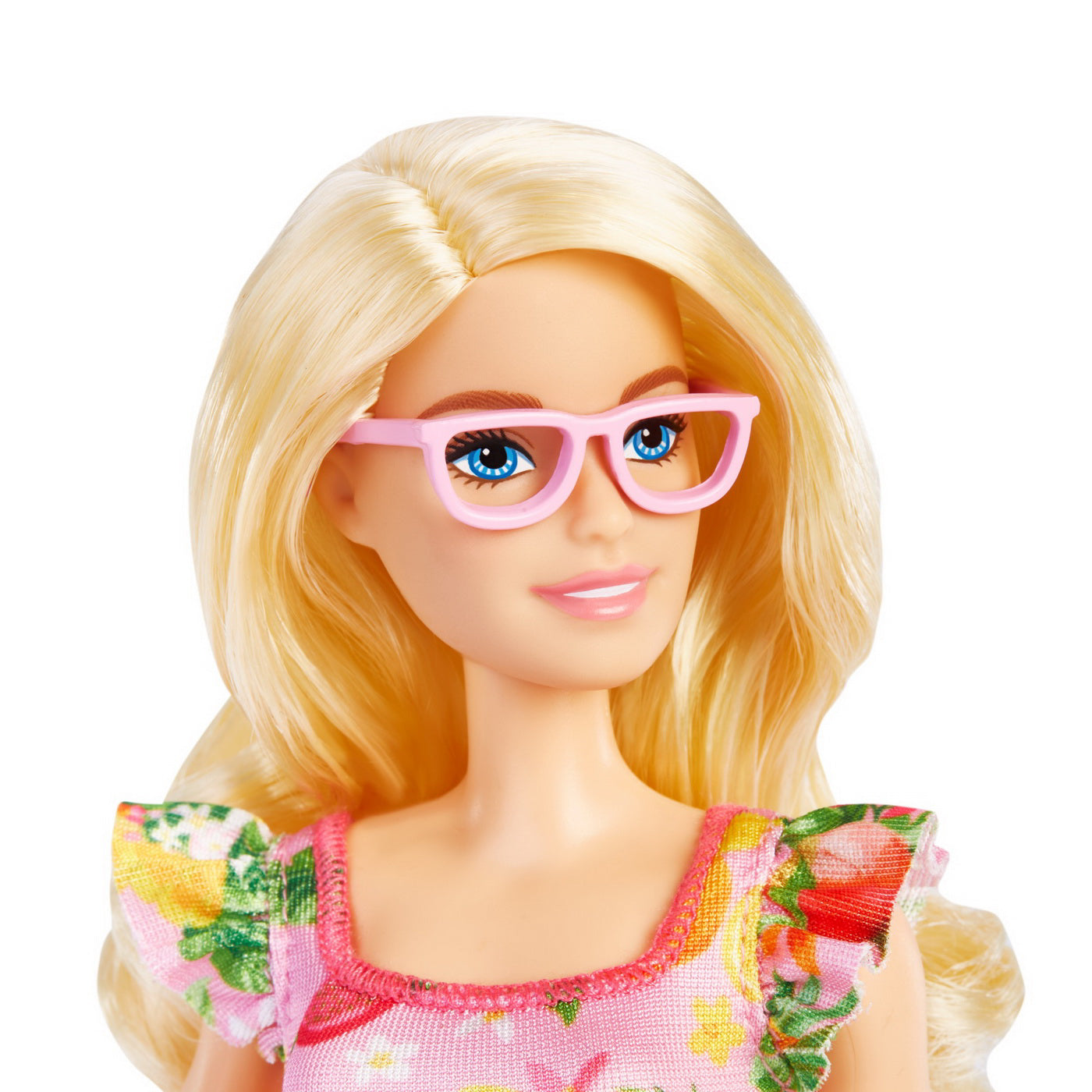PAPUSA BARBIE FASHIONISTA BLONDA CU OCHELARI
