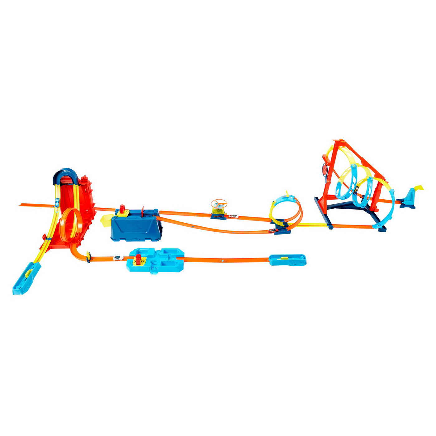 HOT WEELS TRACK BUILDER ELEMENTE PISTA BUCLA IMPARTITA