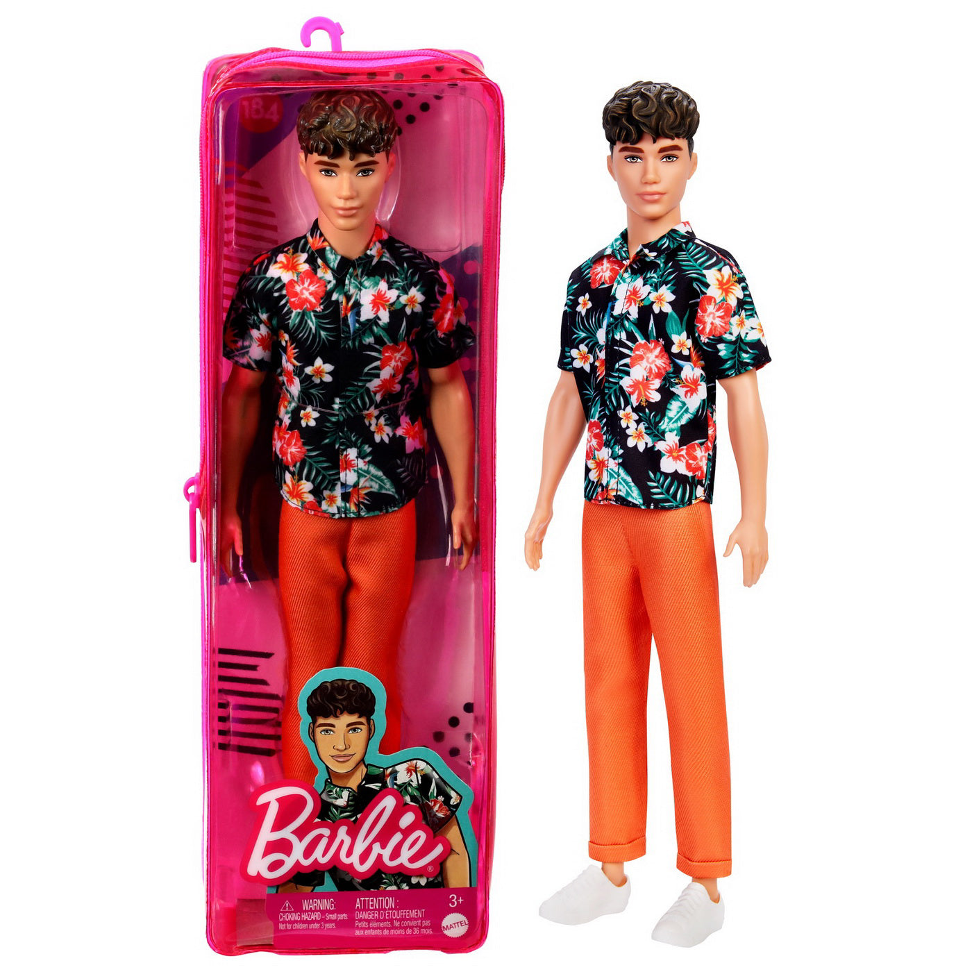 PAPUSA BAIAT FASHIONISTAS CU CAMASA CU IMPRIMEU TOPICAL
