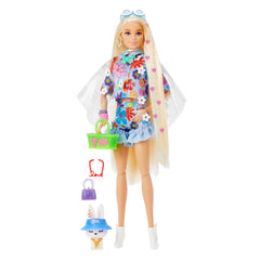 PAPUSA BARBIE EXTRA FLOWER POWER