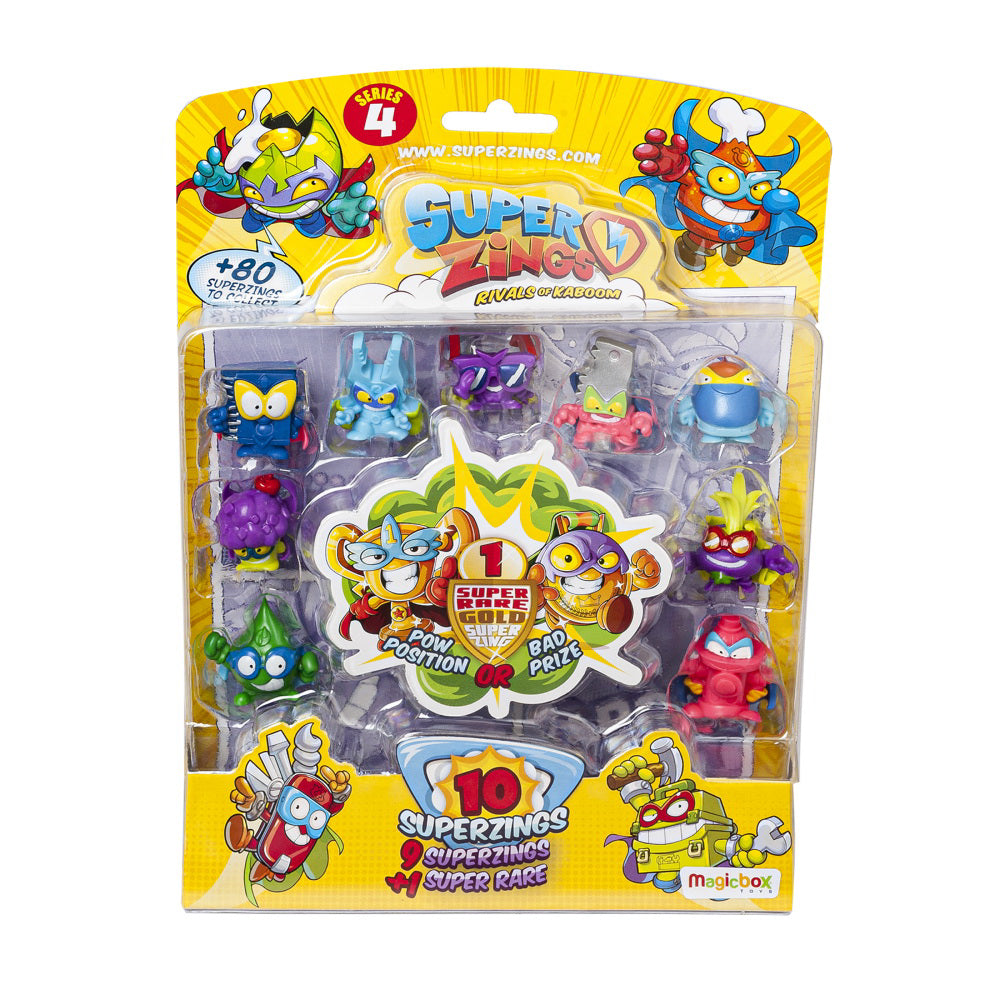 SUPERZINGS 4 SET DE 10 FIGURINE