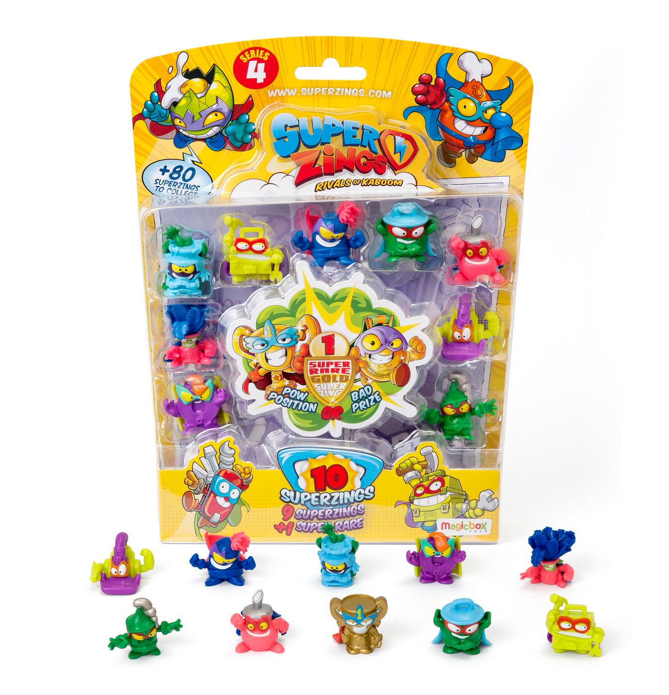 SUPERZINGS 4 SET DE 10 FIGURINE