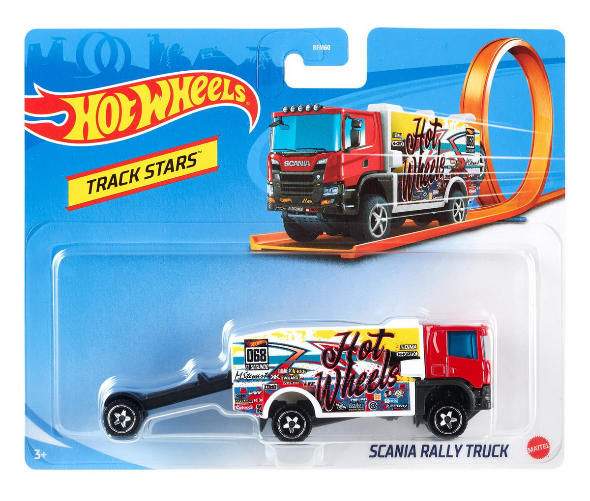 HOT WHEELS CAMION SCANIA RALLY TRUCK