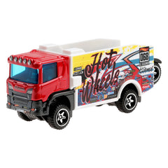 HOT WHEELS CAMION SCANIA RALLY TRUCK