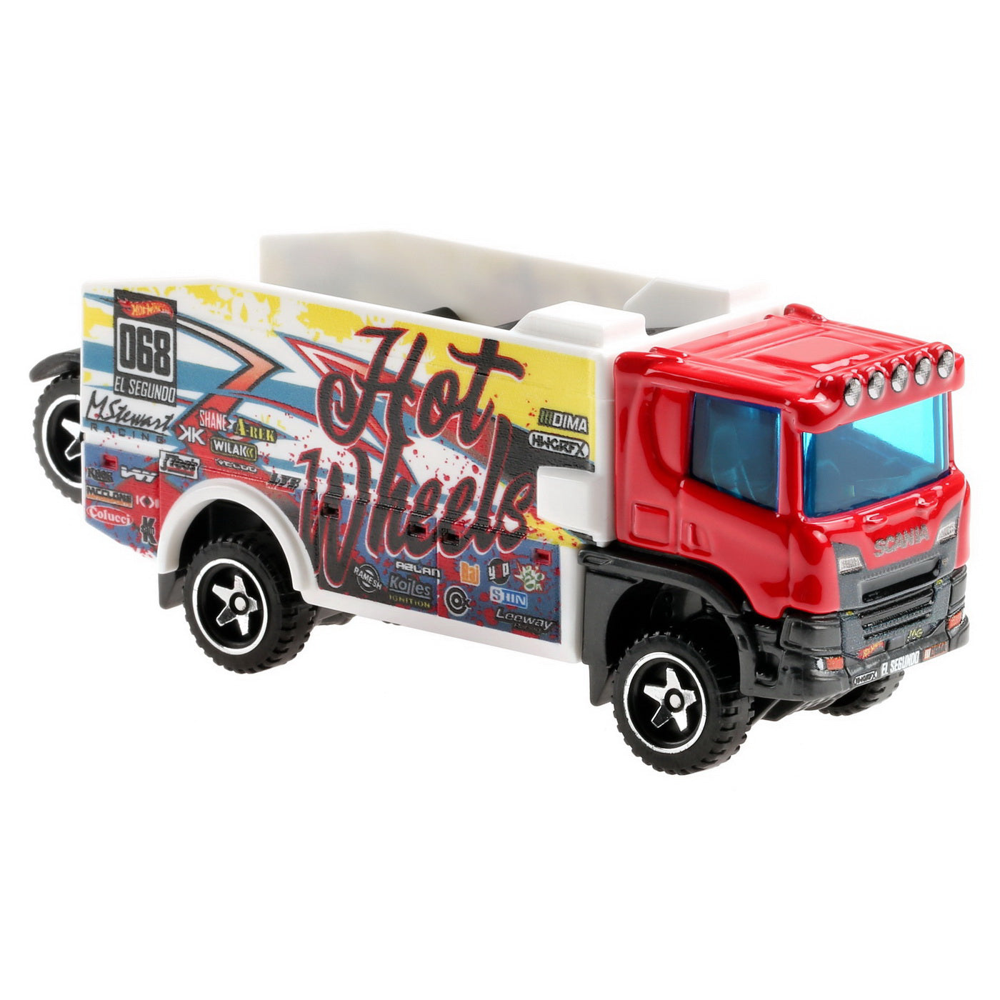 HOT WHEELS CAMION SCANIA RALLY TRUCK