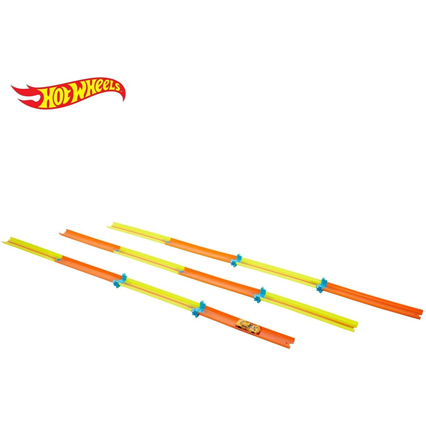 HOT WEELS TRACK BUILDER ELEMENTE PISTA PLIABILA GALBENA