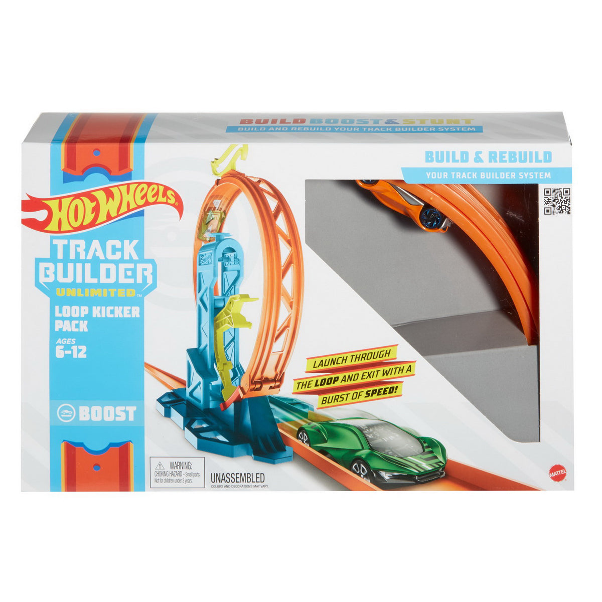 HOT WEELS TRACK BUILDER ELEMENTE PISTA BUCLA