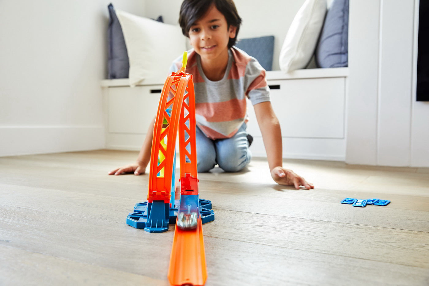 HOT WEELS TRACK BUILDER ELEMENTE PISTA BUCLA