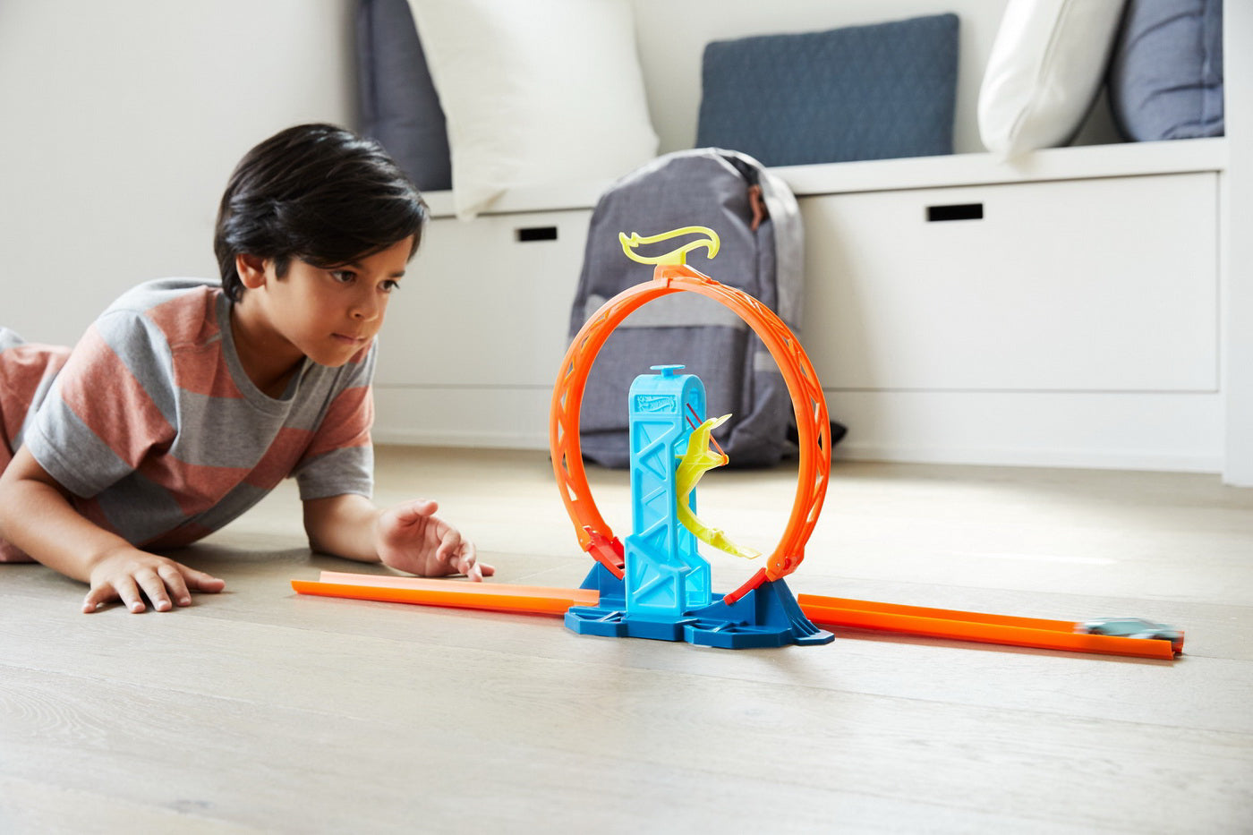 HOT WEELS TRACK BUILDER ELEMENTE PISTA BUCLA