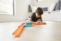 HOT WEELS TRACK BUILDER ELEMENTE PISTA CURBA CU BOOSTER