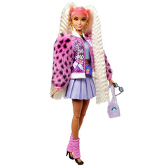 PAPUSA BARBIE EXTRA STYLE BLONDA CU CODITE