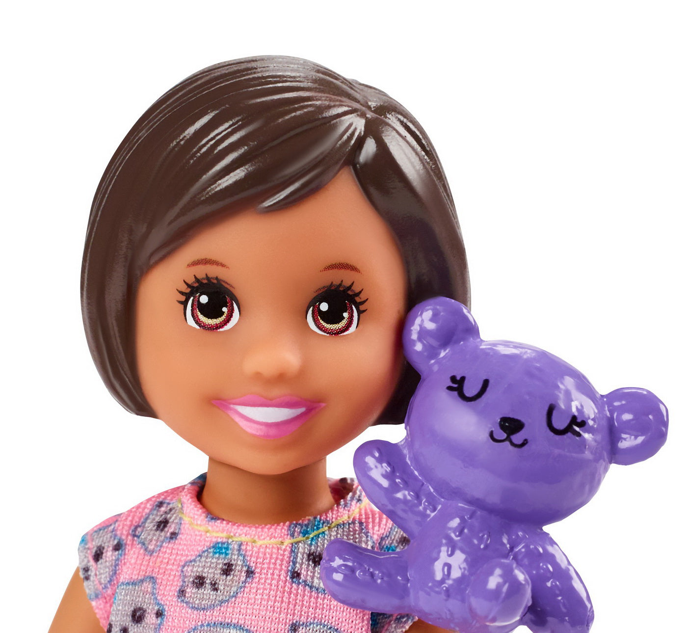 SET BARBIE SKIPPER BABYSITTERS PETRECERE IN PIJAMALE CU PAPUSA FETITA