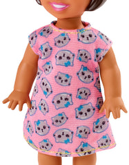 SET BARBIE SKIPPER BABYSITTERS PETRECERE IN PIJAMALE CU PAPUSA FETITA