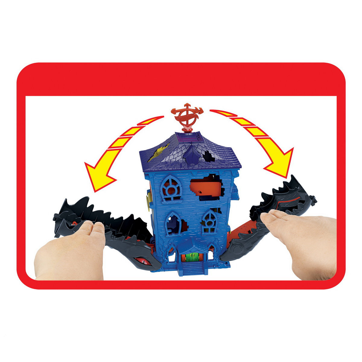 CITY CURSA CU OBSTACOL HOT WHEELS ATACUL CONACULUI CROCODILULUI