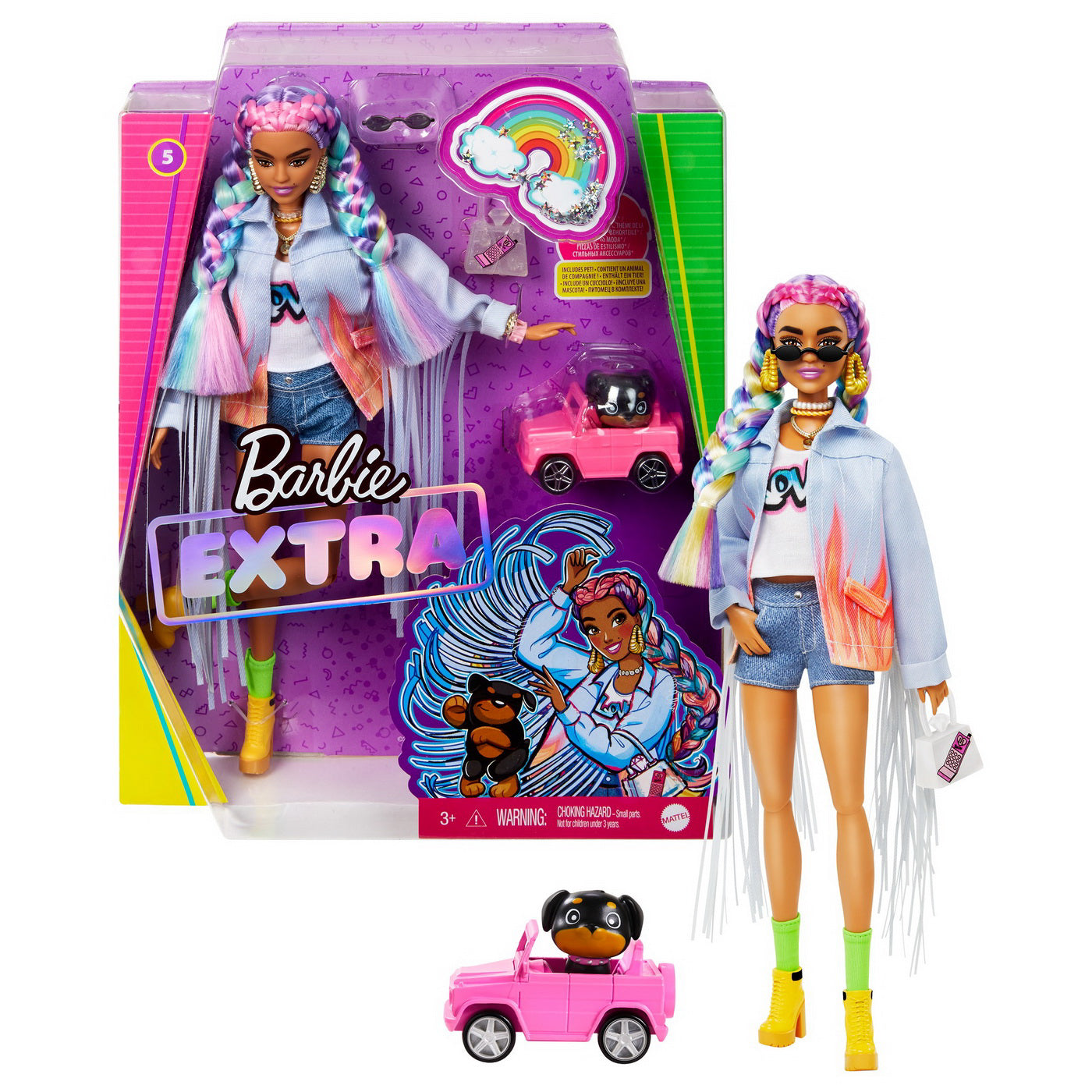 PAPUSA BARBIE EXTRA STYLE CODITE CURCUBEU