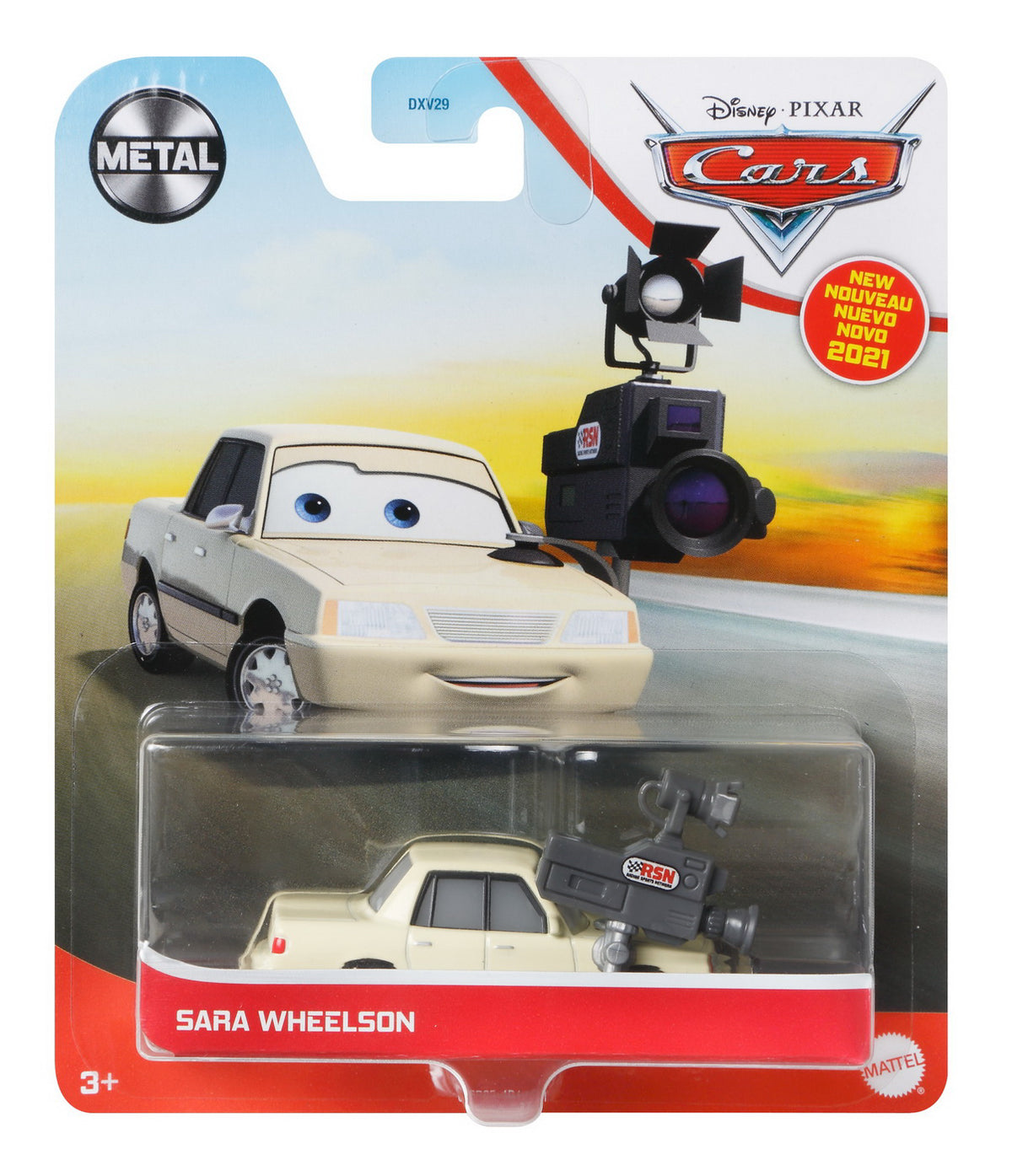 MASINUTA METALICA CARS3 PERSONAJUL SARA WHEELSON