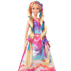 BARBIE PAPUSA BARBIE CU ACCESORII PENTRU IMPLETITURI