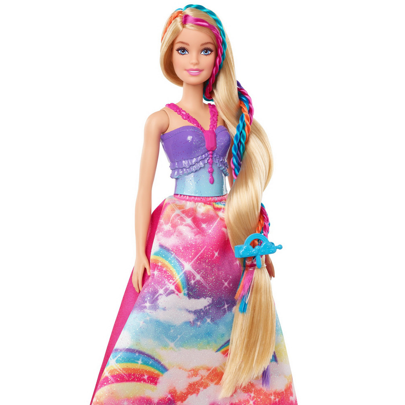 BARBIE PAPUSA BARBIE CU ACCESORII PENTRU IMPLETITURI