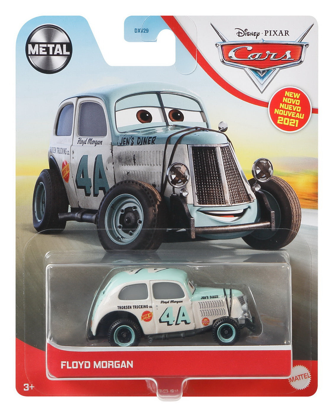 MASINUTA METALICA CARS3 PERSONAJUL FLOYD MORGAN