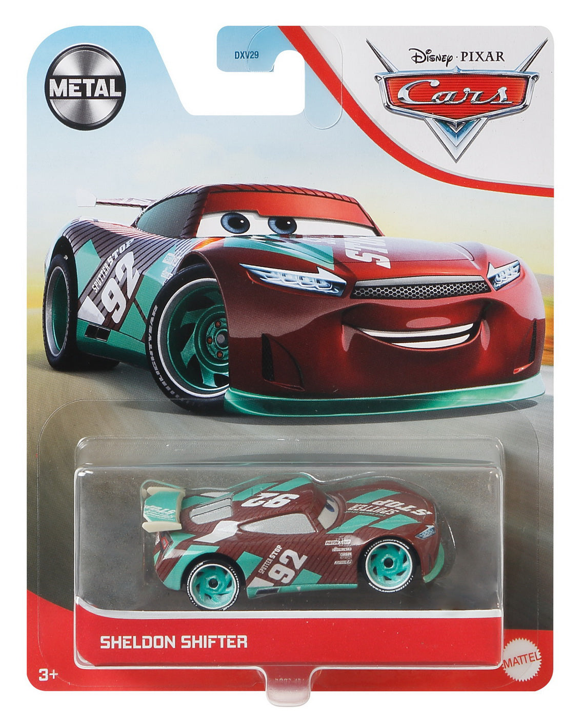 MASINUTA METALICA CARS3 PERSONAJUL SHELDON SHIFTER