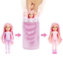 BARBIE DESCOPERA CULOAREA PAPUSA CHELSEA TINUTA DE PLOAIE