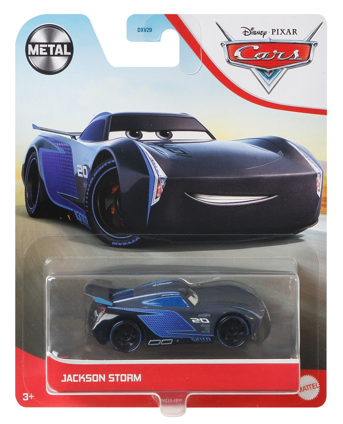 MASINUTA METALICA CARS3 PERSONAJUL JACKSON STORM