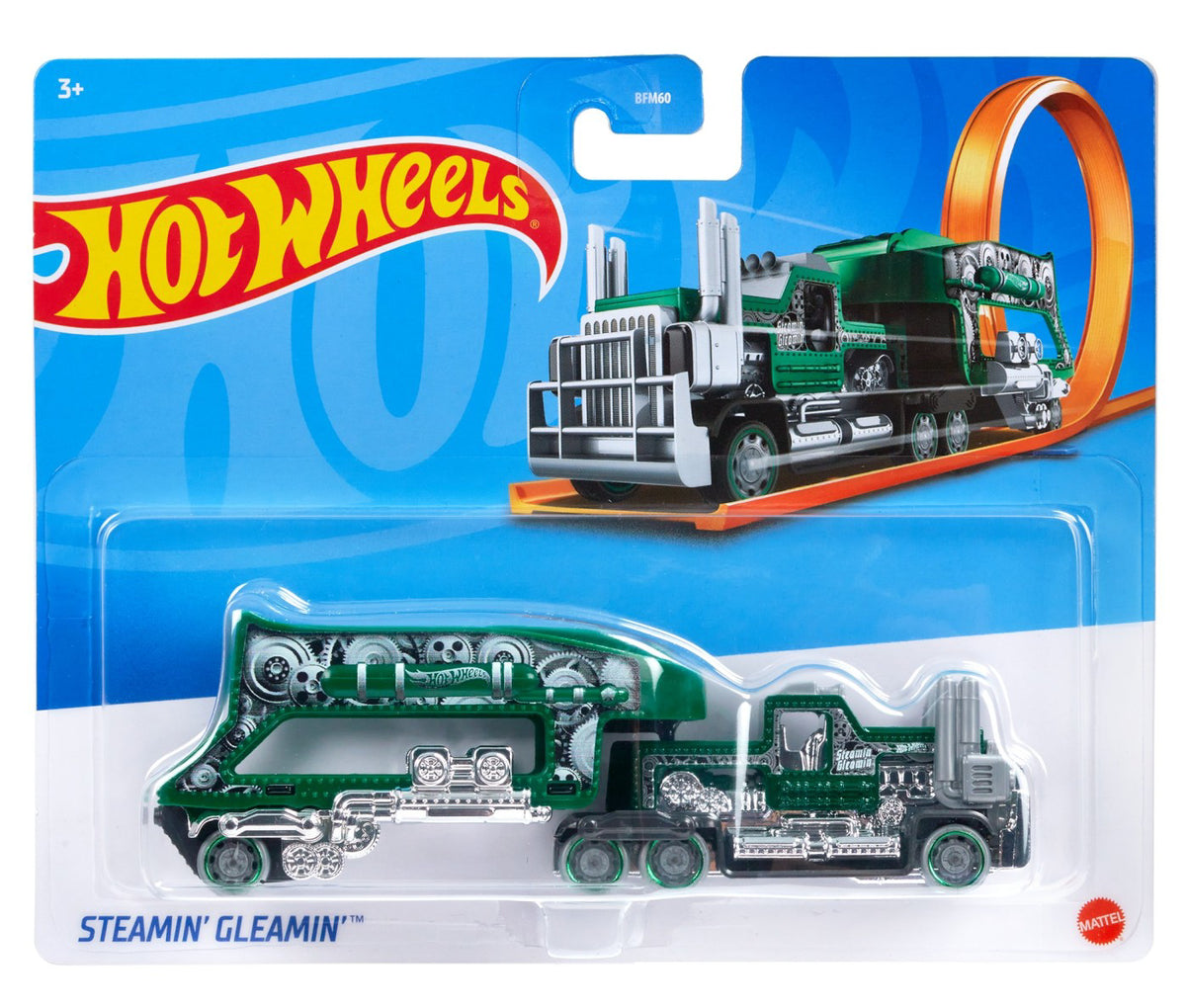 HOT WHEELS CAMION STEAMIN GLEAMIN