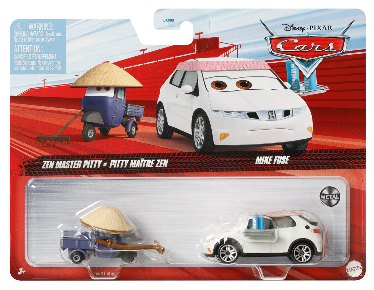 CARS3 SET 2 MASINUTE METALICE ZEN MASTER PITTY SI MIKE FUSE