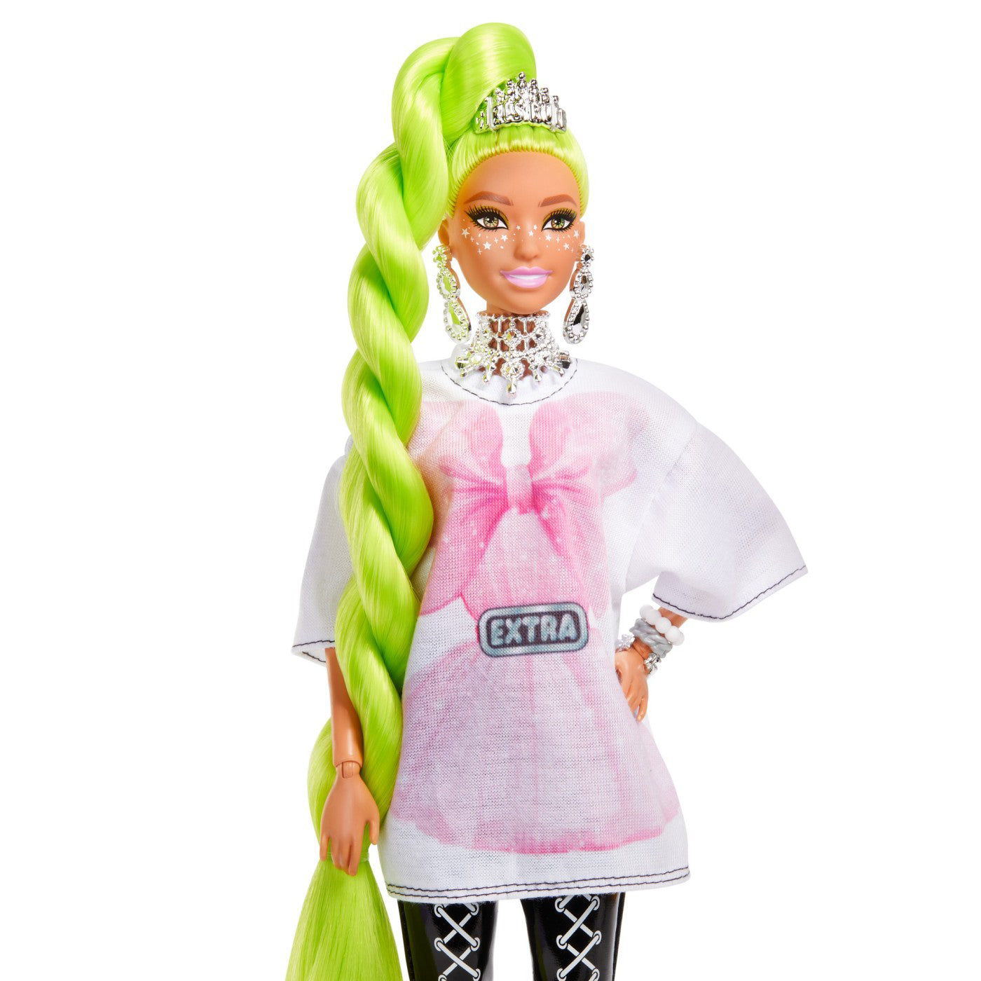 BARBIE PAPUSA BARBIE EXTRA PAR VERDE NEON